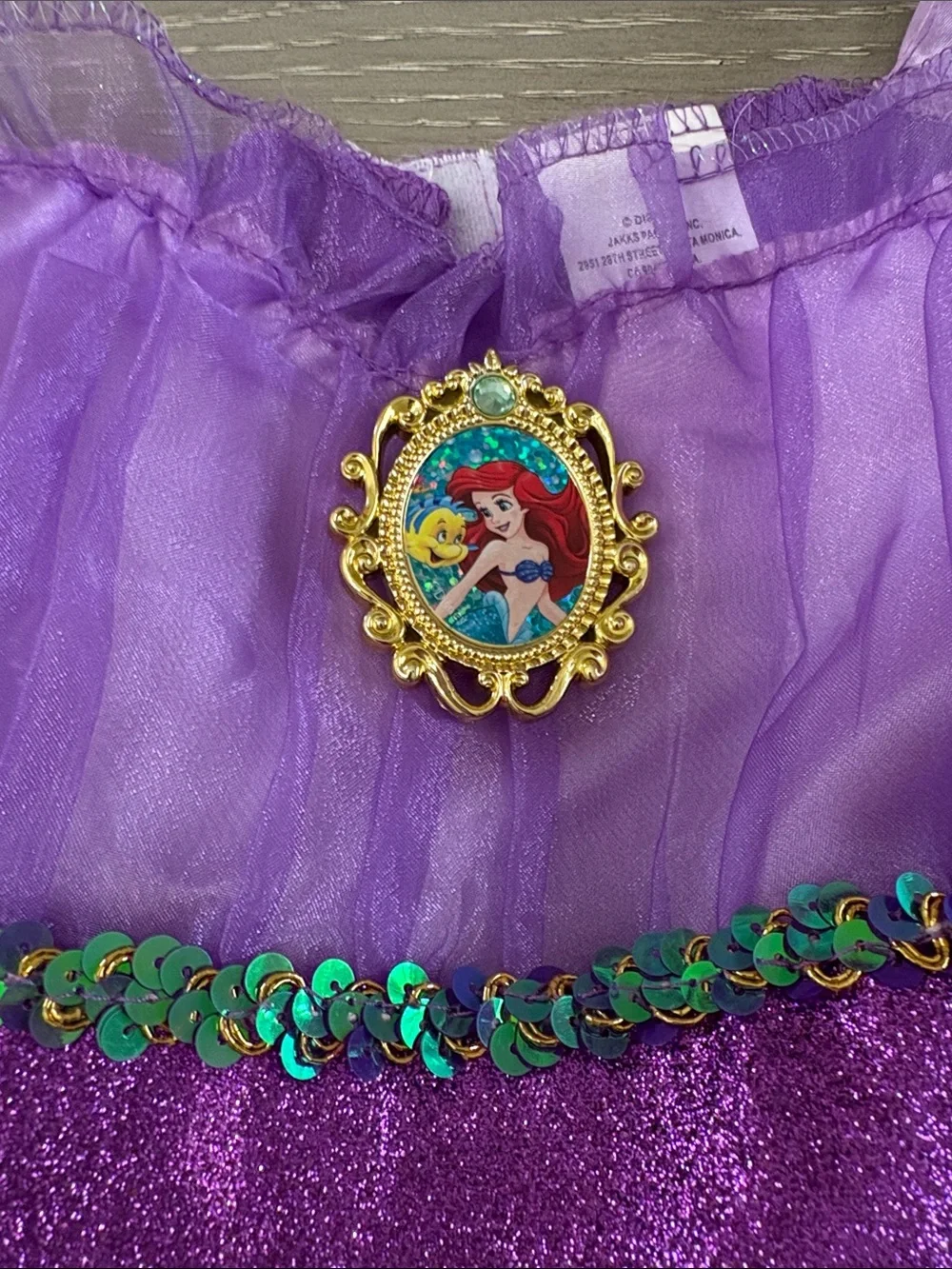 Ariel Little Mermaid dress 4-6x